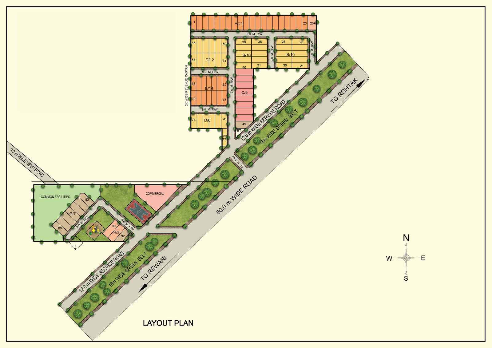 Layout Plan Dream Valley Sector 7, Jhajjar
